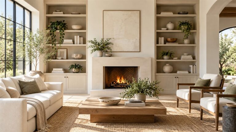 Beautiful living rooms with built in shelving