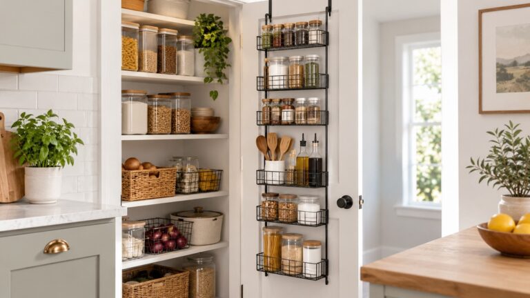 Best 12 inch wide over the door pantry organizer