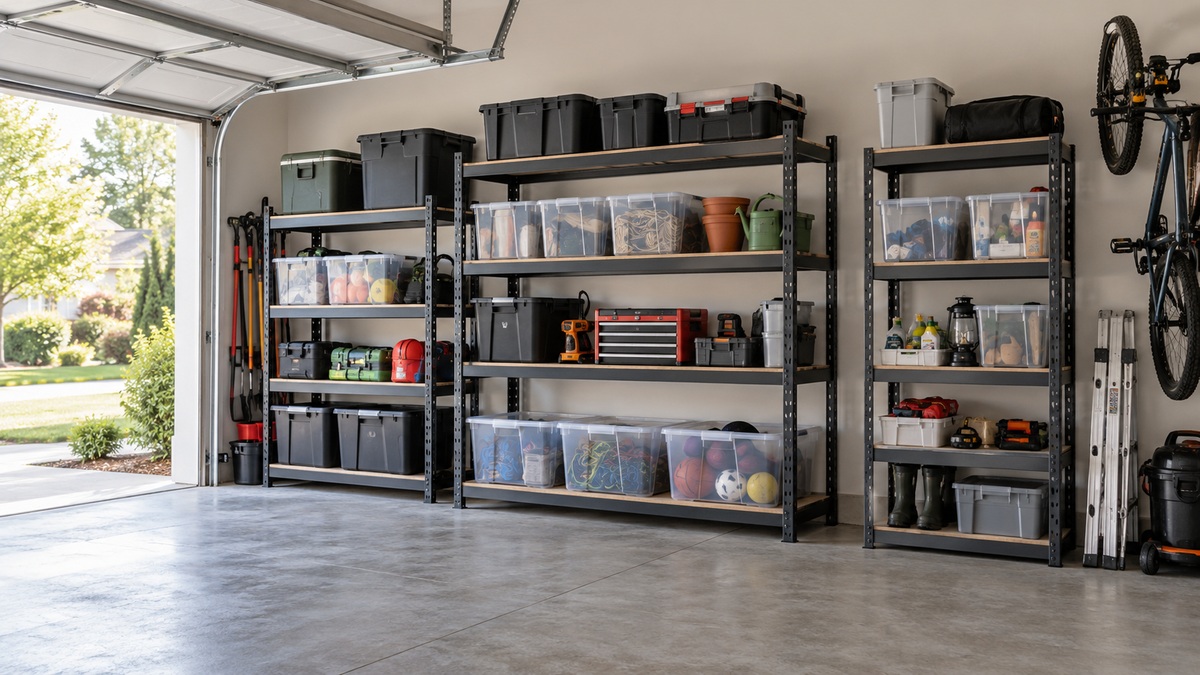 Best dimension height garage storage shelves