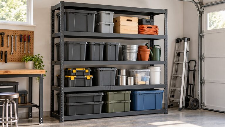 Best gladiator 60 inch 4 shelf welded steel garage shelving unit