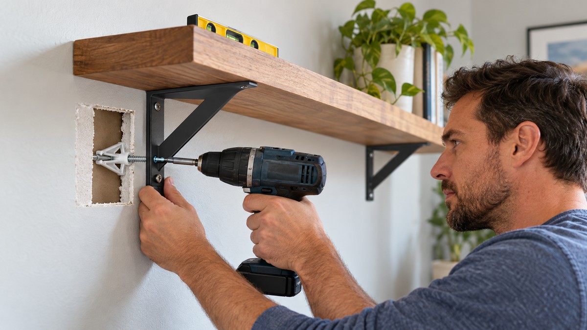 Best Shelf Brackets for Drywall