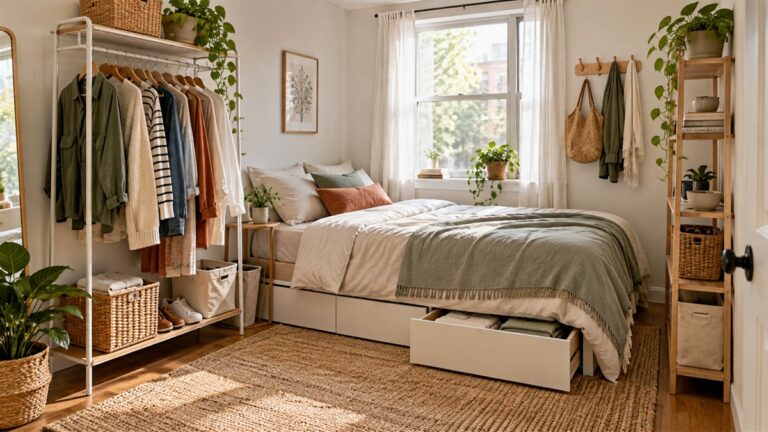 Best small room with no closet ideas