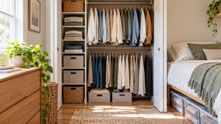 Best way to organize clothes in small space