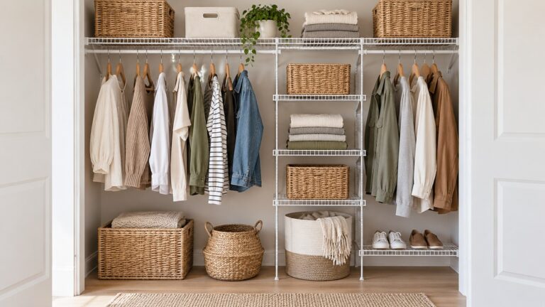 Best wire closet shelving with clothes rod
