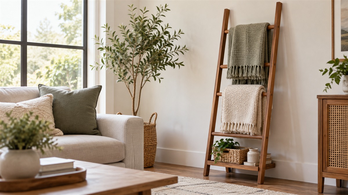 Dgwjsu blanket ladder shelf review