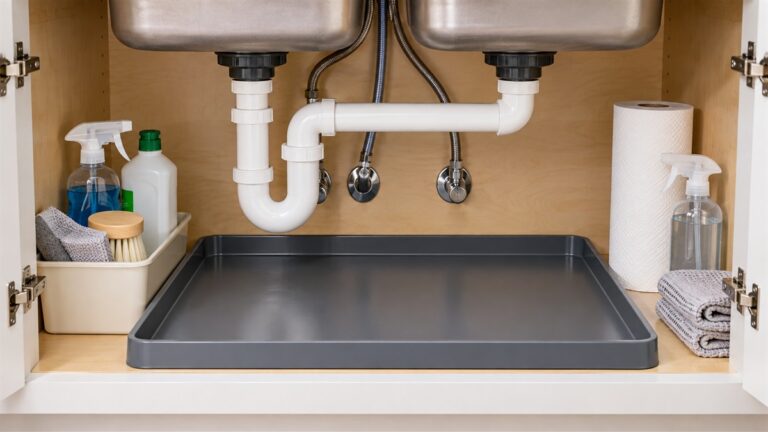 Drip pan for under sink