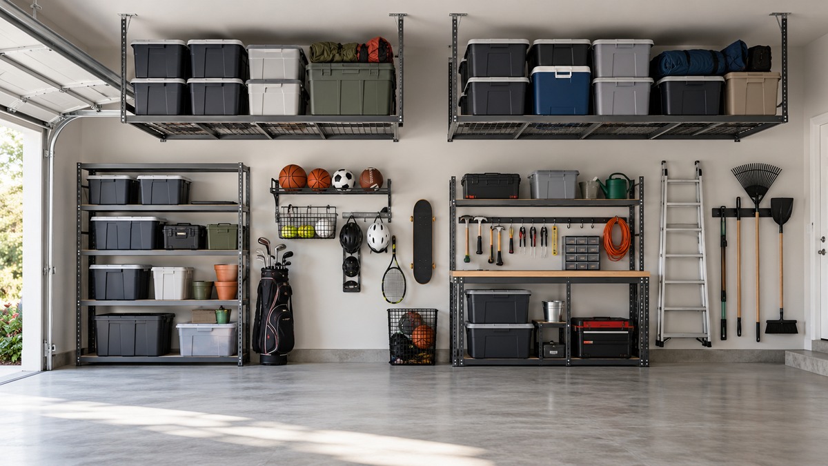 Garage storage racks