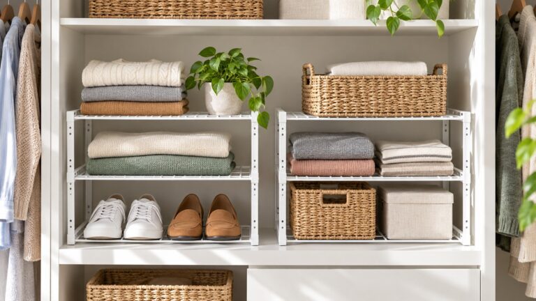 Hodilit 2 pack expandable closet shelf organizer review