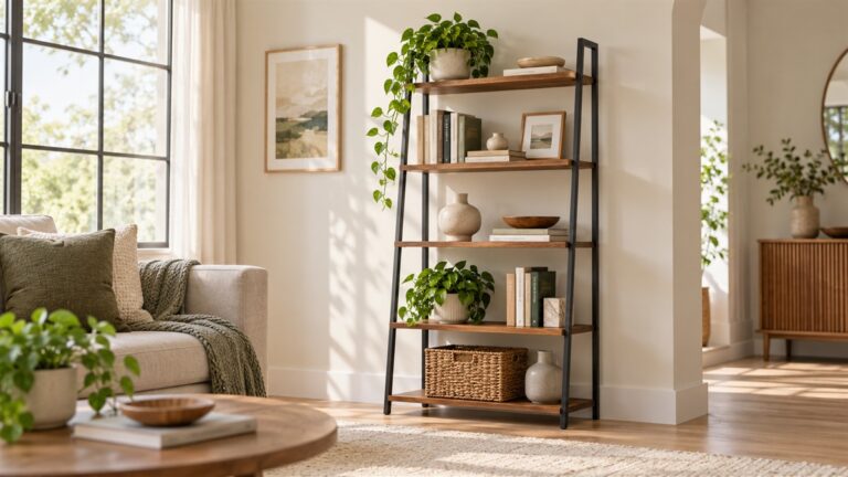 Hoobro diy ladder shelf review