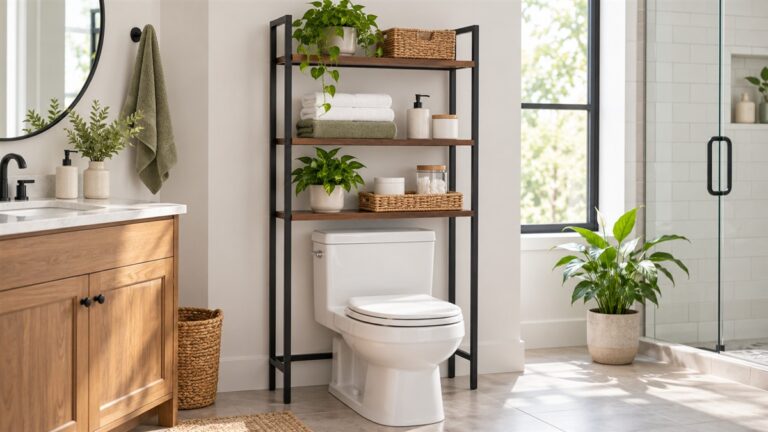 Hoobro over the toilet storage 3 tier over toilet bathroom organizer review