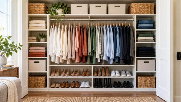 How to organize your closet