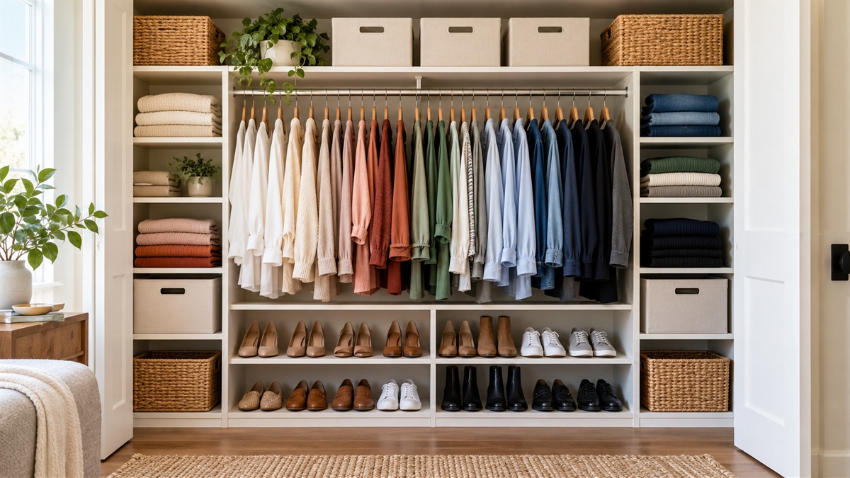 How to organize your closet
