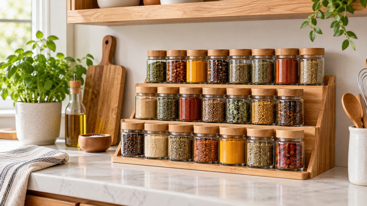 Spice jar kitchen