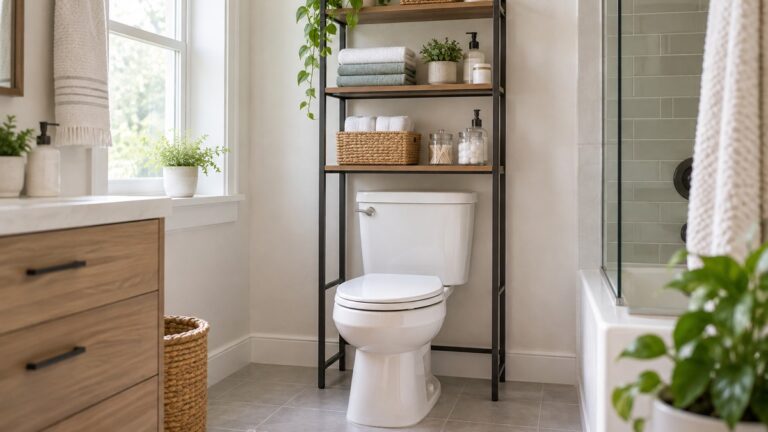 Steelhooyee Over-the-Toilet Storage Rack