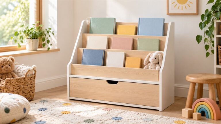 Utex kids bookshelf children bookcases with drawer review