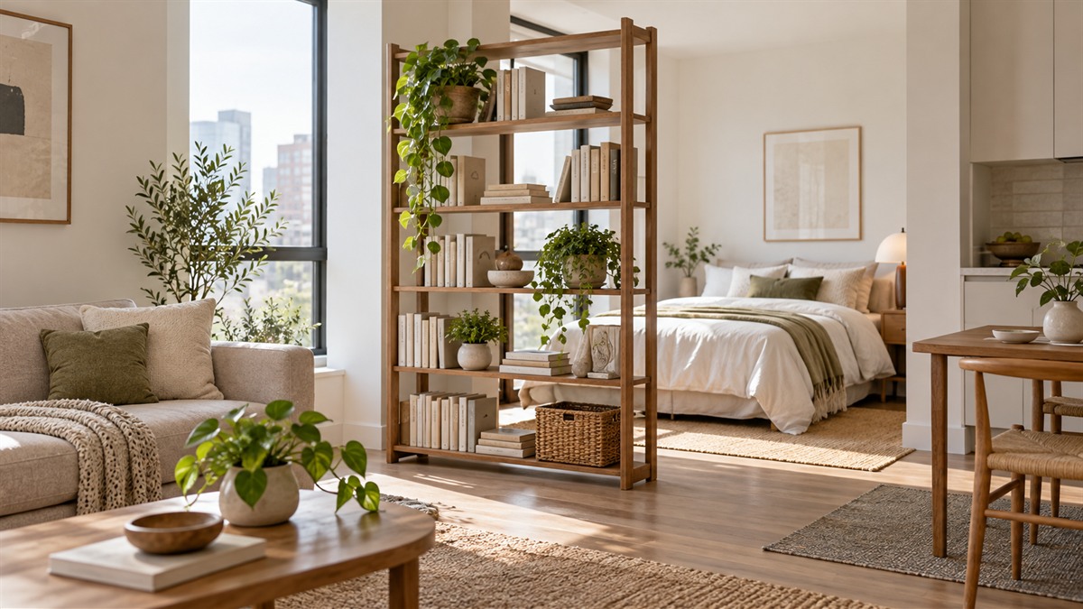 Best bookshelves for studio apartment