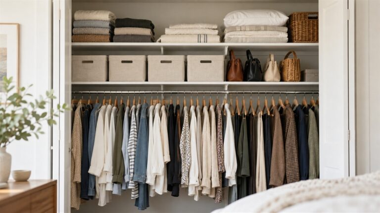Best items to store on closet shelves