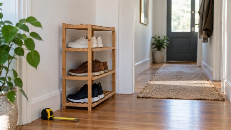Best narrow shoe rack for small spaces
