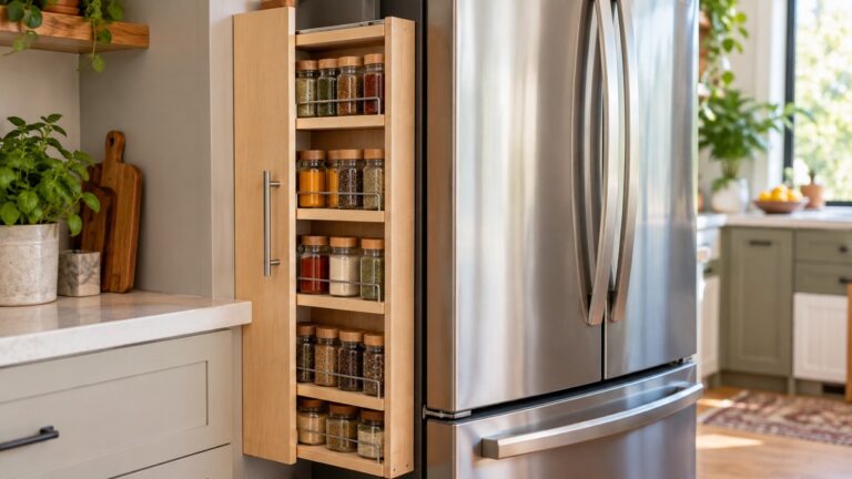 Best Spice Cabinet Next to Fridge