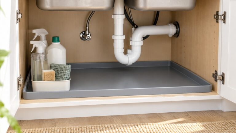 Drip tray for under kitchen sink