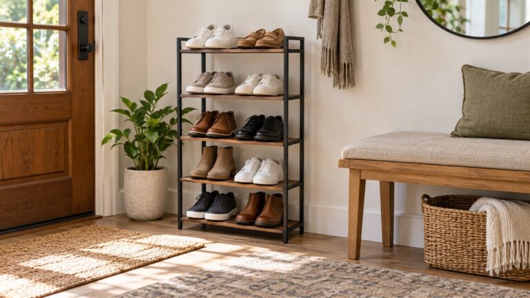 Entryway shoe stand