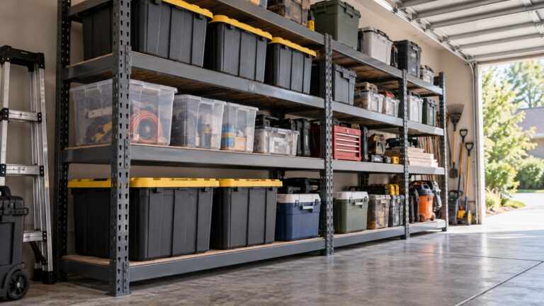 How Deep Should Garage Shelves Be