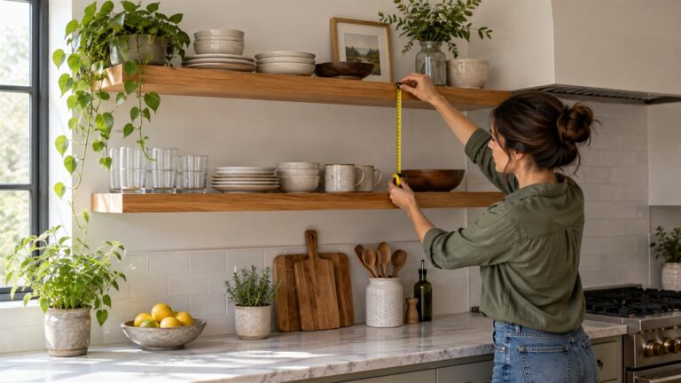 How Far Apart Should Kitchen Shelves Be