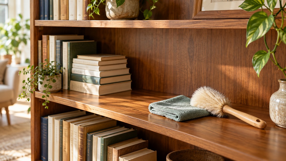 How to Clean a Bookshelf