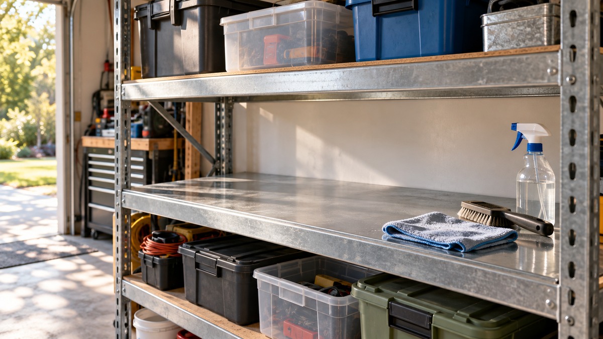 How to Clean Garage Shelves