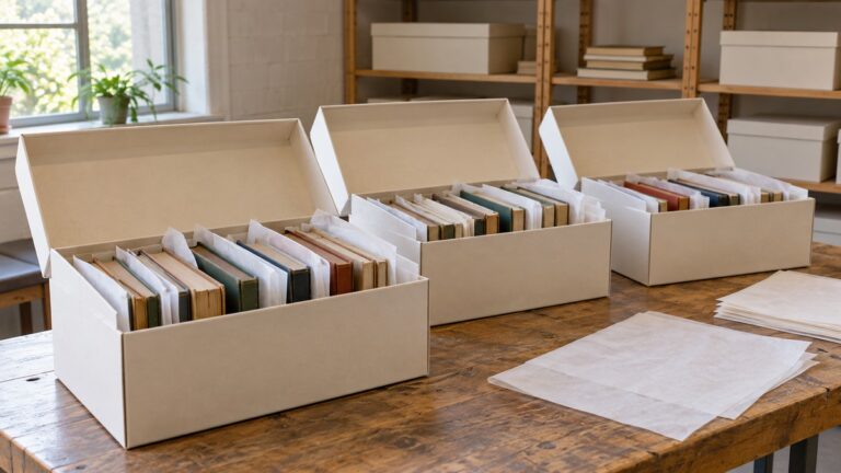 How to Store Books in Boxes