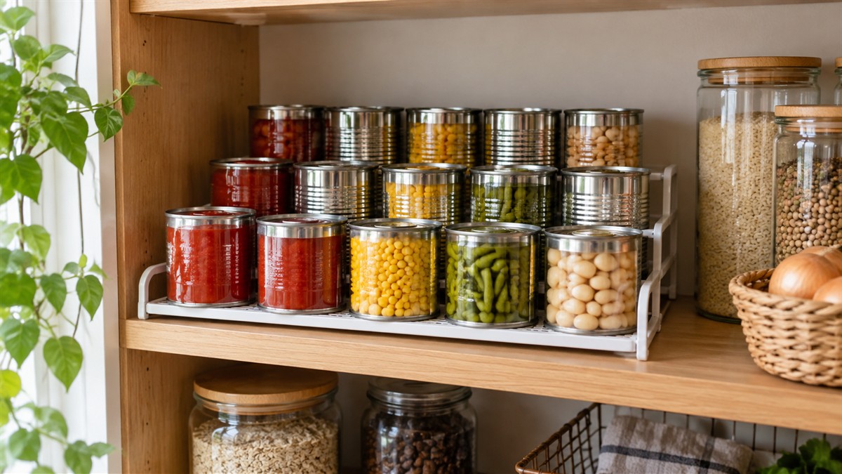 How to Store Canned Food on Pantry Shelves