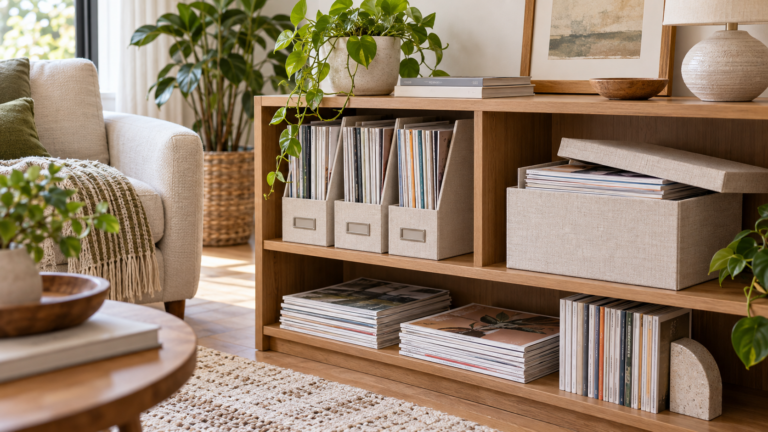 How to Store Magazines at Home: Shelves, Bins and Boxes
