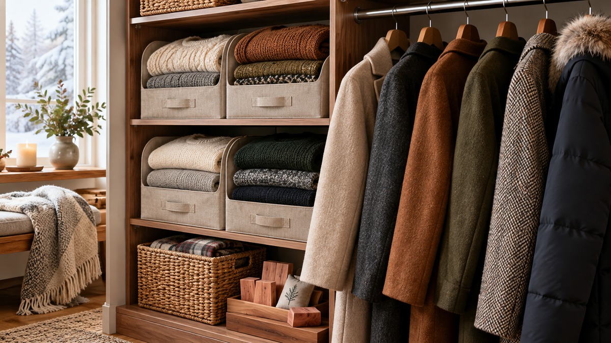 How to Store Winter Clothes in Closet