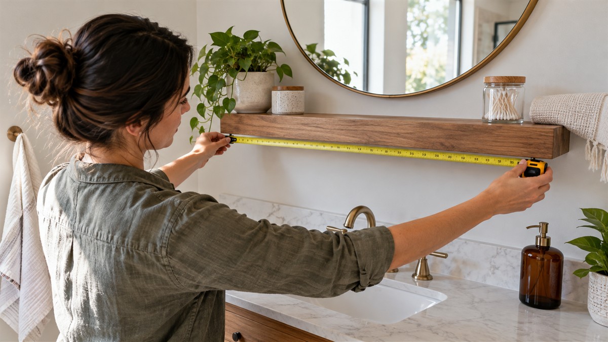 How Wide Should Bathroom Shelves Be