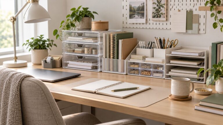 Idesign office storage organization